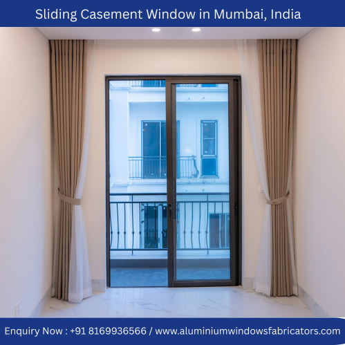 Sliding casement windows in Mumbai, India
